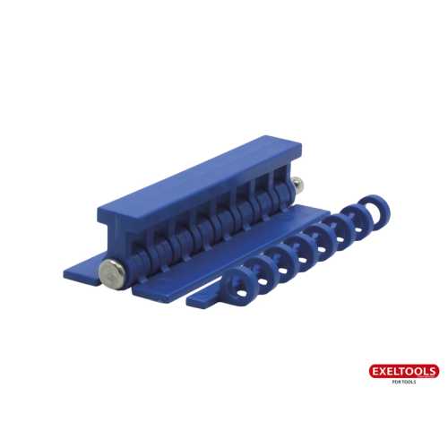 KECO - Blue Flexible Hinge Tab Set - 90 mm