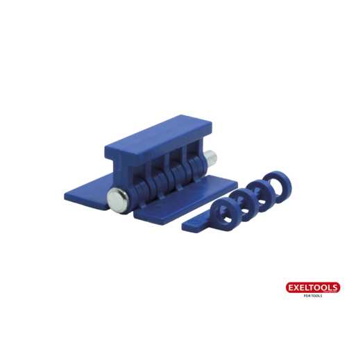 KECO - Blue Flexible Hinge Tab Set - 50 mm